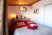 Chalet Diamant - slaapkamer met 2-persoonsbed